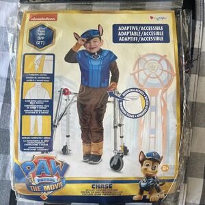 Paw Patrol The Movie Cop Dog Wheelchair Adaptive Costume 2T Halloween Costume